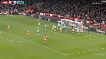 نتيجة وأهداف الشوط الأول لمباراة آرسنال وولفرهامبتون تبرز تفوق الجانرز في اللقاء 1